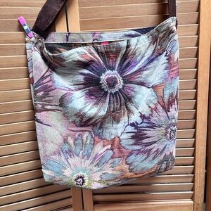 Boho floral free style handbag